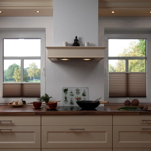 Plisé A 1 - Plisé – nad kuchyňskou linkou -stažené shora